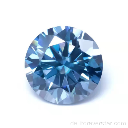 Moissanitsteine ​​lose blaue Farbe Moissanit Diamant